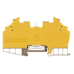1 pcs - Weidmuller W Series Brown Disconnect Terminal Block, 1.5mm², Single-Level, Screw Termination