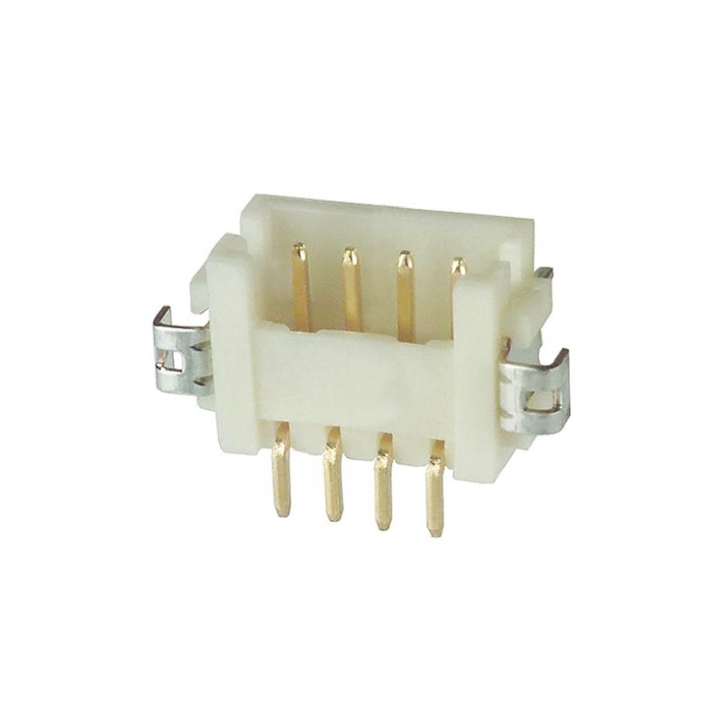 1000 pcs - Hirose DF13 Series Right Angle Surface Mount PCB Header, 6 Contact(s), 1.25mm Pitch, 1 Row(s), Shrouded