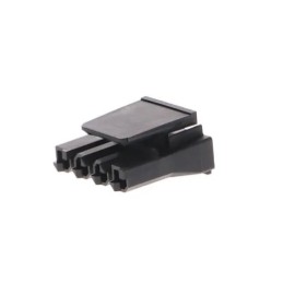 10 pcs - Molex Receptacle Crimp Connector Housing, 7.5mm Pitch, 4 Way, 1 Row