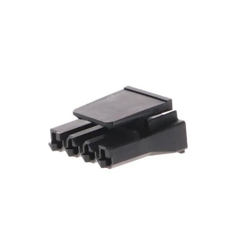 10 pcs - Molex Receptacle Crimp Connector Housing, 7.5mm Pitch, 4 Way, 1 Row