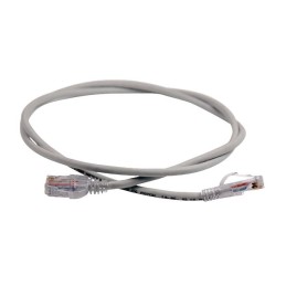 1 pcs - Polyco Healthline Cat6 Straight Male RJ45 to Straight Male RJ45 Ethernet Cable, Unshielded, Grey LSZH Sheath, 10m