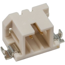 1000 pcs - Hirose DF3 Series Right Angle Surface Mount PCB Header, 2 Contact(s), 2.0mm Pitch, 1 Row(s), Shrouded