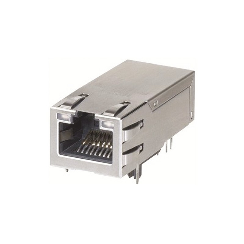 1 pcs - Molex PDJack Series Female RJ45 Connector, Through Hole, Cat5, Cat5e