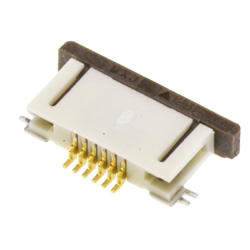 1000 pcs - Molex, FFC/FPC SMT, 52746 0.5mm Pitch 6 Way Right Angle Female FPC Connector, ZIF Bottom Contact