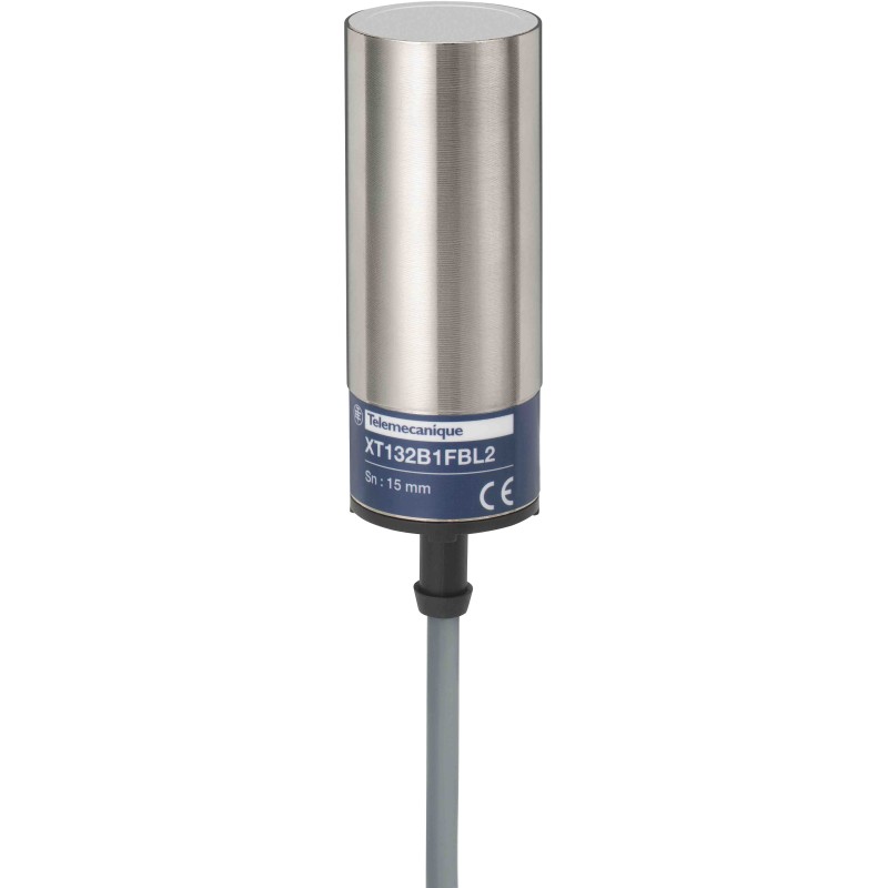 1 pcs - Telemecanique Sensors Capacitive Barrel-Style Proximity Sensor, 15 mm Detection, 1 NO Output, 240 V, IP67