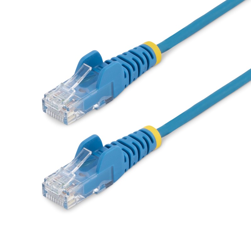 1 pcs - StarTech.com Cat6 Male RJ45 to Male RJ45 Ethernet Cable, U/UTP, Blue PVC Sheath, 0.5m, Low Smoke Zero Halogen (LSZH)