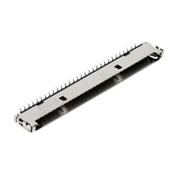 1000 pcs - Hirose DF19 Series Right Angle Surface Mount PCB Socket, 30-Contact, 1-Row, 1mm Pitch, Solder Termination