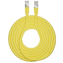 1 pcs - CAE Cat6 RJ45 to RJ45 Ethernet Cable, F/UTP, Yellow, 5m, Fire Resistant