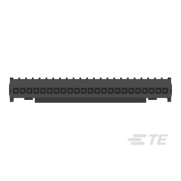 1 pcs - TE Connectivity MICRO CT Series Straight Cable Mount, IDC PCB Socket, 23-Contact, 1-Row, 1.2mm Pitch, IDC Termination
