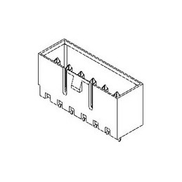 10 pcs - Molex 53258 Series PCB Header, 5 Contact(s), 3.5mm Pitch, 1 Row(s)