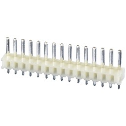 10 pcs - JST NH Series Straight Through Hole Pin Header, 15 Contact(s), 2.5mm Pitch, 1 Row(s), Unshrouded