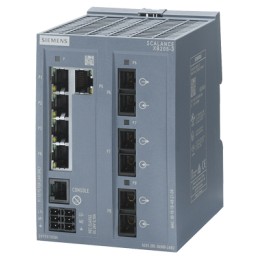 1 pcs - Siemens XB205 Series DIN Rail Mount Ethernet Switch, 5 RJ45 Ports, 10/100Mbit/s Transmission, 24V dc
