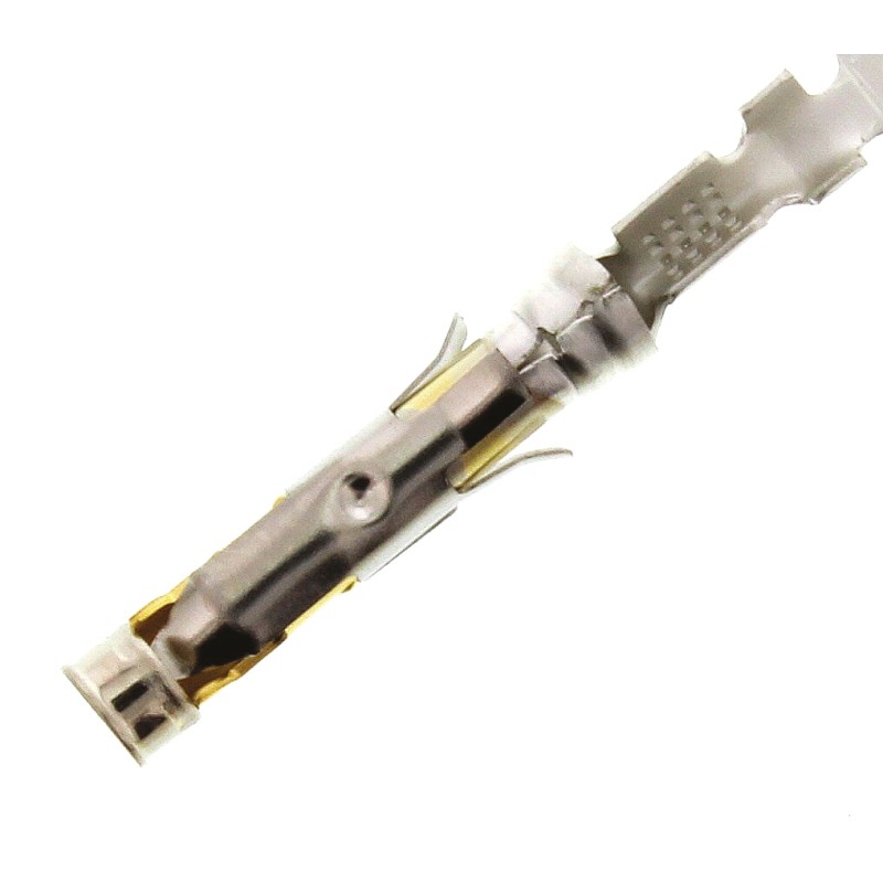 10 pcs - TE Connectivity Type III+ Series Female Crimp Terminal, 24AWG Min, 20AWG Max