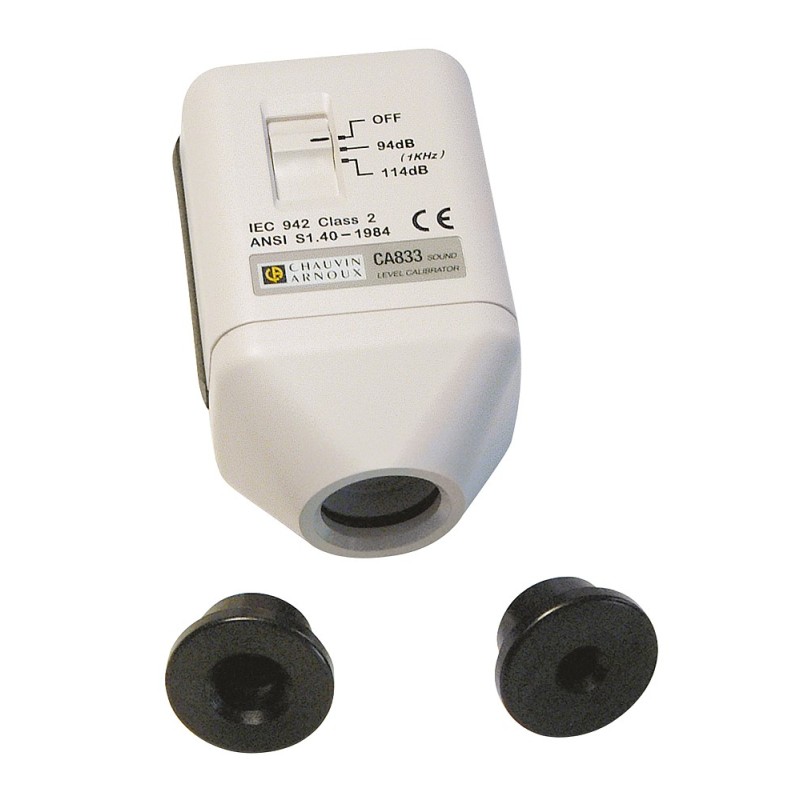 1 pcs - Chauvin Arnoux P01185301 Sound Level Calibrator, ±0.5 dB Accuracy, 94.0 dB, 114.0 dB Output