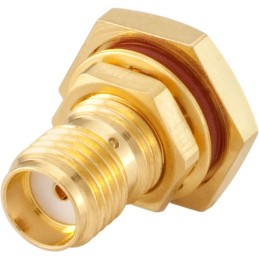 1 pcs - Rosenberger SMA Series, jack Panel Mount, 50Ω, Solder Termination, Straight Body