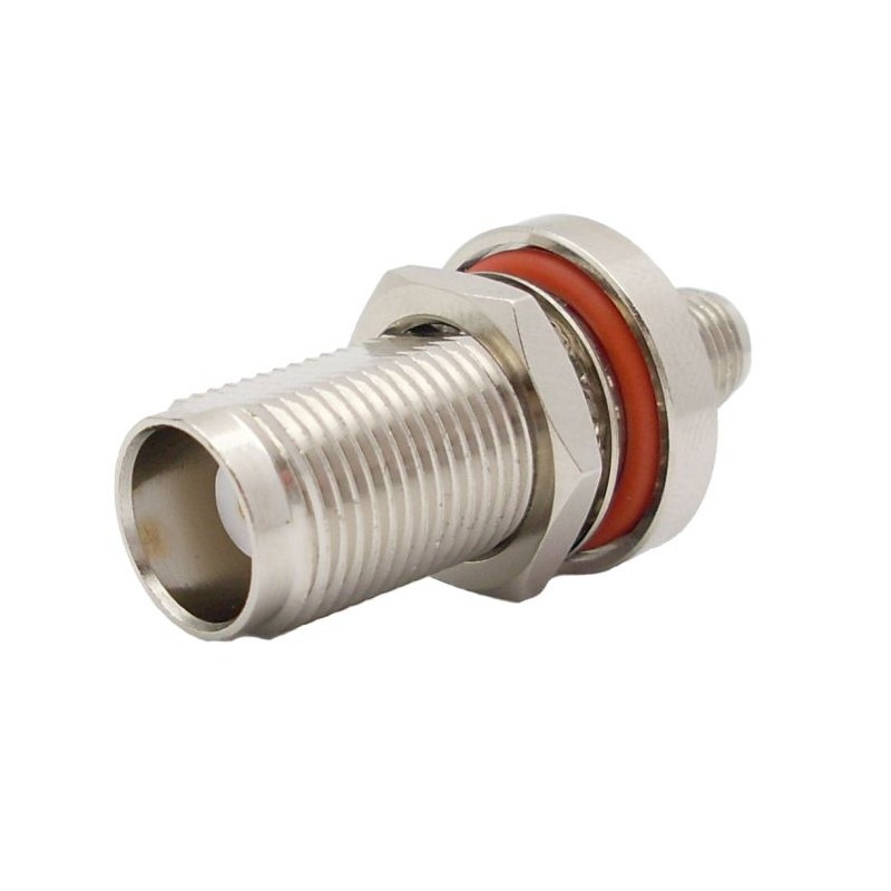 1 pcs - Amphenol RF Coaxial Adapter SMA Jack to TNC Jack