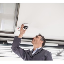 1 pcs - ABUS Security-Center Network Indoor, Outdoor IR PoE CCTV Camera, Stream 1: 2688 x 1520 @ 25 fps, Stream 2: 640 x 480 @