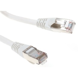 1 pcs - RS PRO Cat5e Male RJ45 to Male RJ45 Ethernet Cable, F/UTP, White PVC Sheath, 3m
