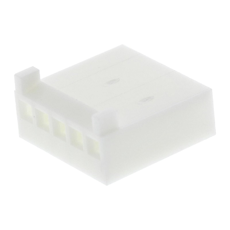 10 pcs - Molex, KK 254 Female Connector Housing, 2.54mm Pitch, 5 Way, 1 Row