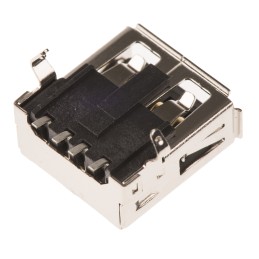 1 pcs - Wurth Elektronik Right Angle, SMT, Socket Type A 2.0 USB Connector
