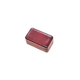 1 pcs : 1551ATRD - Enclosures, Boxes & Cases SUBMINIATURE PLASTIC TRANS RED
