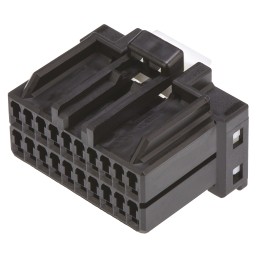 1 pcs - TE Connectivity, MULTILOCK 040 II Male Connector Housing, 2.5mm Pitch, 20 Way, 2 Row