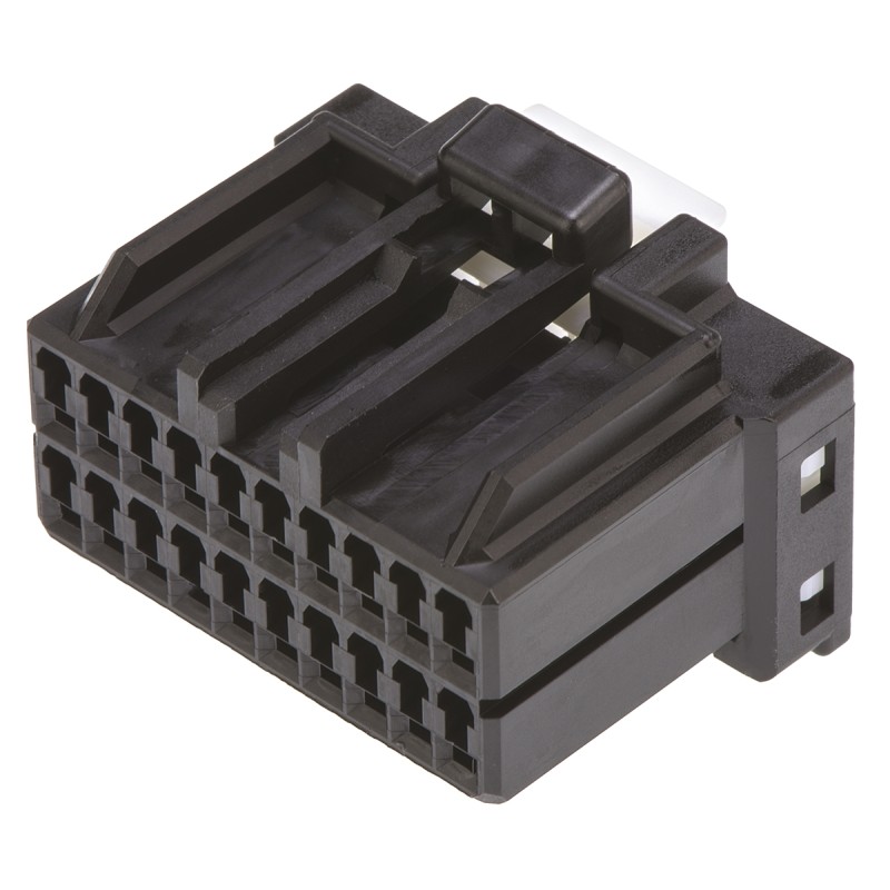 1 pcs - TE Connectivity, MULTILOCK 040 II Male Connector Housing, 2.5mm Pitch, 20 Way, 2 Row