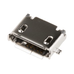 1000 pcs - Amphenol ICC Right Angle, SMT, Socket Type Micro AB 2.0 USB Connector