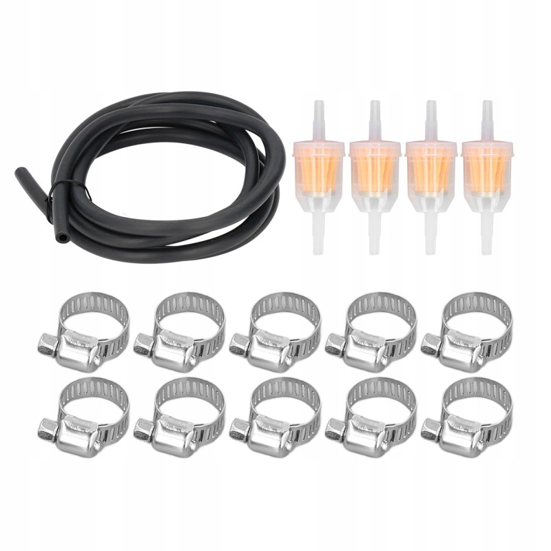 15pcs 2m gas line adjustable hose clamp