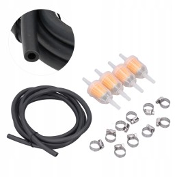 15pcs 2m gas line adjustable hose clamp