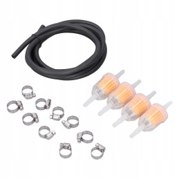 15pcs 2m gas line adjustable hose clamp