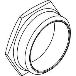 1 pcs - HARTING Blanking Plug, M25, 32.3mm Diameter, Threaded