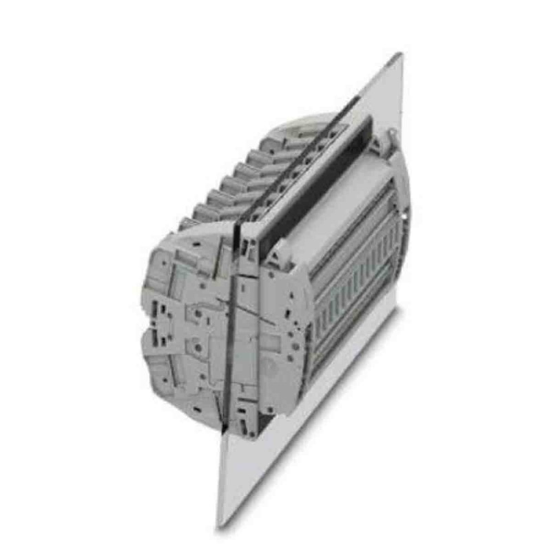 1 pcs - Phoenix Contact FAME 3 Series RSCWE 6-3/19 Non-Fused Terminal Block, 38-Way, 30A, 24 - 8 AWG Wire