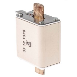 3 pcs - Siemens 80A Centred Tag Fuse, NH00, 690V ac