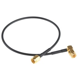 1 pcs - Telegartner Male SMA to Male SMA Coaxial Cable, 300mm, RG174 Coaxial, Terminated
