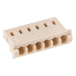 10 pcs - Molex, SPOX Female Connector Housing, 2.5mm Pitch, 6 Way, 1 Row