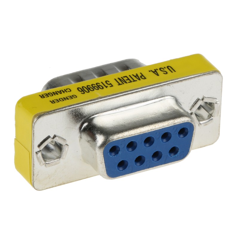 1 pcs - Switchcraft D Sub Adapter Male 9 Way D-Sub to Female 9 Way D-Sub