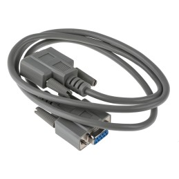 1 pcs - RS PRO Female 9 Pin D-sub to Female 9 Pin D-sub Serial Cable, 1m PVC