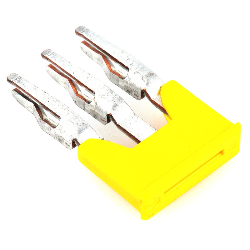 10 pcs - RS PRO 3 Way Plug in Cross Connector for Use with 2.5 mm Spring Terminals
