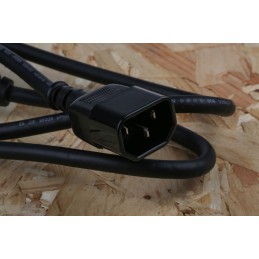1 pcs - RS PRO IEC C14 Plug to IEC C15 Socket Power Cord, 1m