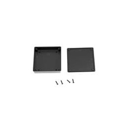 1 pcs : 1551TTBK - Enclosures, Boxes & Cases 60 X 60 X 15MM ABS BLACK