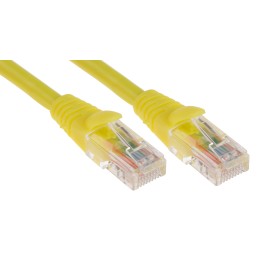 1 pcs - RS PRO Cat5e Male RJ45 to Male RJ45 Ethernet Cable, U/UTP, Yellow LSZH Sheath, 2m