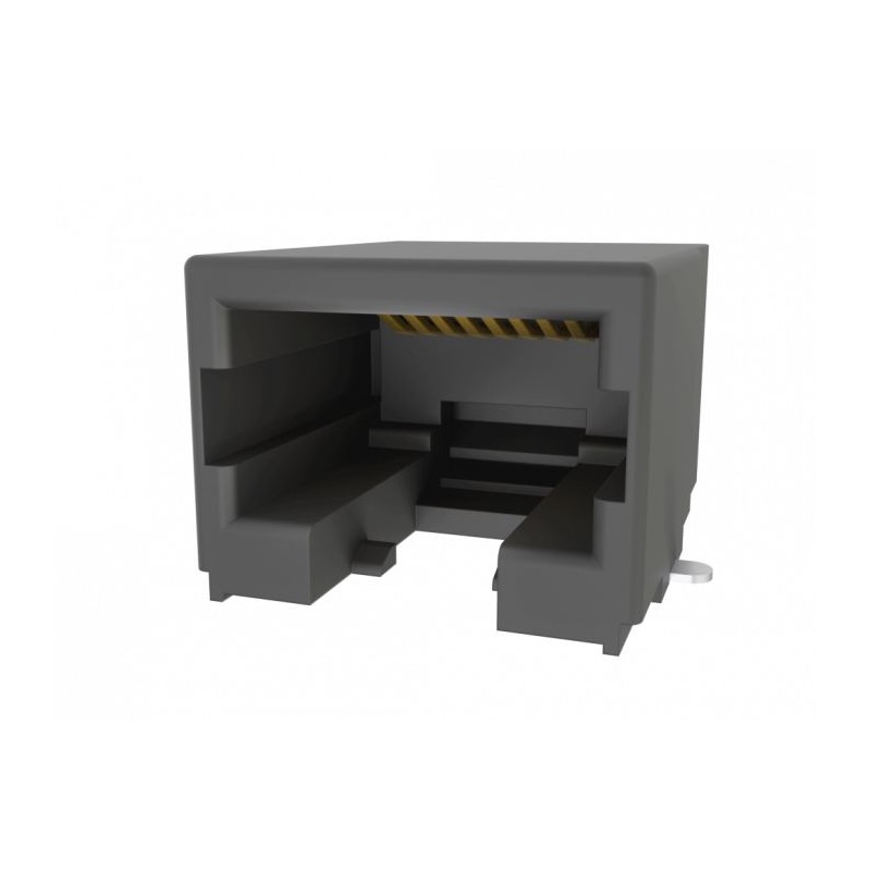 110 pcs - Amphenol Communications Solutions RJLSE Series Female Ethernet Connector, Surface Mount, Cat3, Nickel Plated Copper