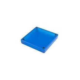 1 pcs : 1551XXTBU - Enclosures, Boxes & Cases 80 X 80 X 15MM ABS TRANS BLUE