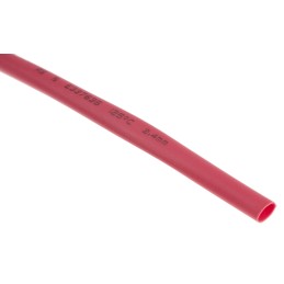 10 pcs - RS PRO Heat Shrink Tubing, Red 2.4mm Sleeve Dia. x 10m Length 2:1 Ratio