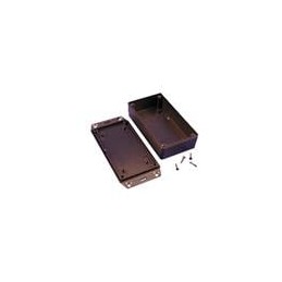 1 pcs : 1591XXBSFLBK - Enclosures, Boxes & Cases ABS w/Flanged Lid 4.4x2.5x1.1' Black