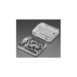 1 pcs : 4490 - Enclosures for Single Board Computing Plastic Translucent Enclosure for Metro or Arduino - LEGO Compatible