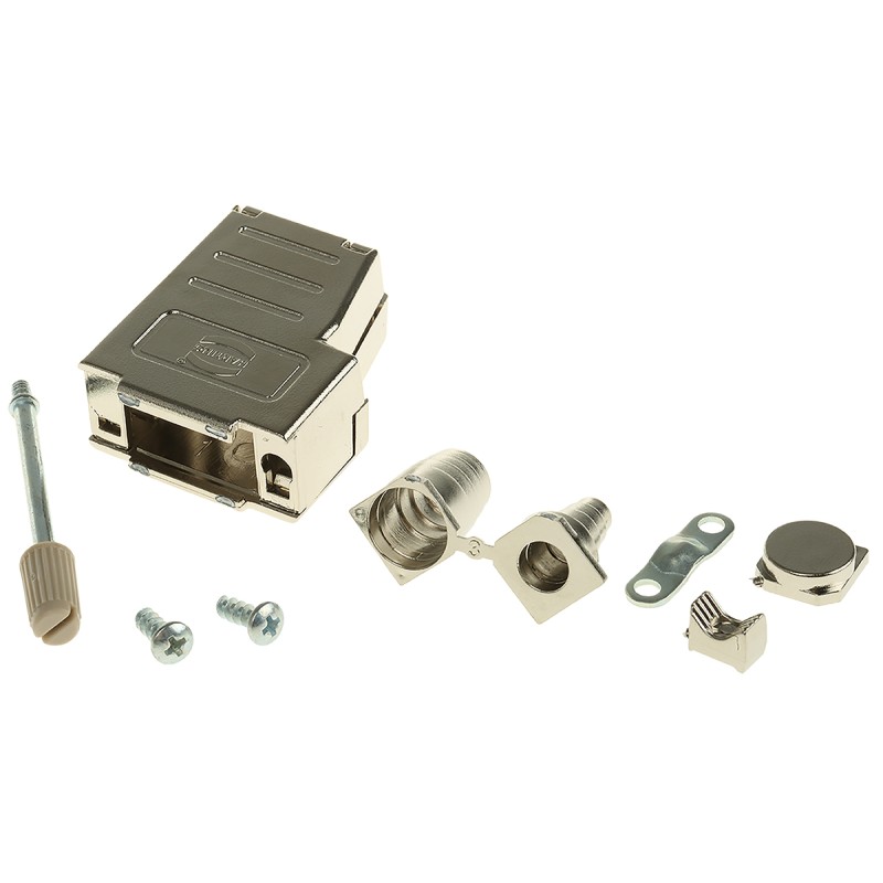 1 pcs - Harting D-sub Series Thermoplastic D Sub Backshell, 9 Way