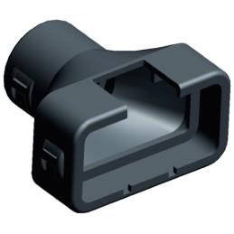 1 pcs - TE Connectivity AMPSEAL 16 12-way Automotive Connector Backshell, 1-2035047-0