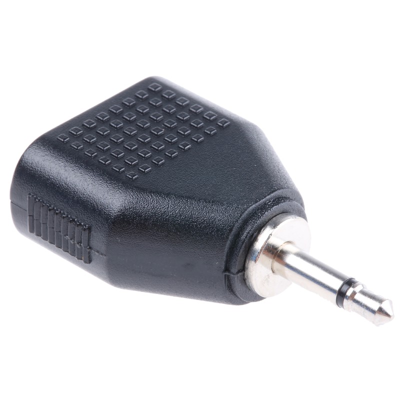 1 pcs - RS PRO Adapter, Female 3.5 mm Mono to Male 3.5mm Audio Jack